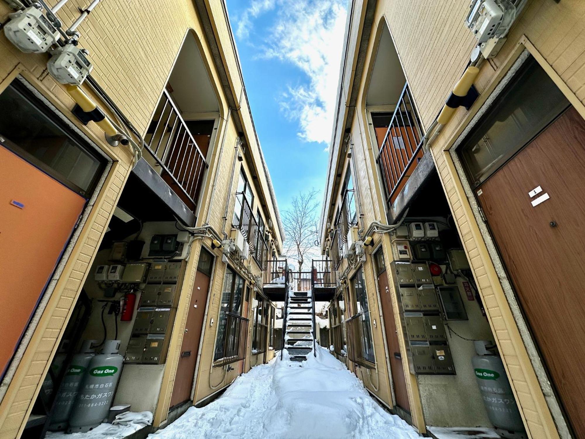 2-10 地下鉄徒歩圏内サービスアパ―トメントsapporo Shiroish Istation エアコンネット完備